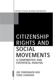 Cover of: Citizenship Rights and Social Movements by Joe Foweraker, Todd Landman