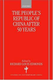 Cover of: The People's Republic of China after 50 years