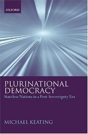 Cover of: Plurinational Democracy by Michael Keating