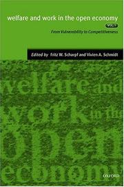 Cover of: Welfare and Work in the Open Economy: Volume I by 