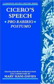 Cover of: Pro Rabirio Postumo by Cicero