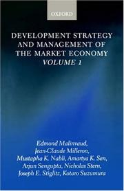 Cover of: Development Strategy and Management of the Market Economy by Edmond Malinvaud, Jean-Claude Milleron, Mustapha Nabli, Amartya Sen, Arjun Sengupta, Nicholas Stern, Joseph E. Stiglitz, Kotaro Suzumura