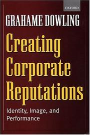 Cover of: Creating Corporate Reputations: Identity, Image, and Performance