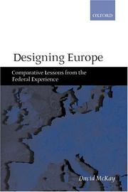 Cover of: Designing Europe: Comparative Lessons from the Federal Experience