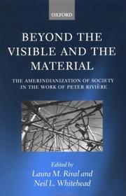 Cover of: Beyond the Visible and the Material: The Amerindianization of Society in the Work of Peter Riviere