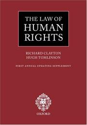 Cover of: The Law of Human Rights: First Annual Updating Supplement (Law of Human Rights Series)