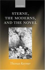 Cover of: Sterne, the moderns, and the novel by Tom Keymer