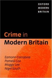 Cover of: Crime in modern Britain