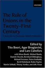 Cover of: The Role of Unions in the Twenty-First Century | 