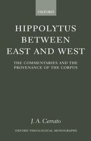 Cover of: Hippolytus between East and West by J. A. Cerrato