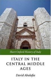 Cover of: Italy in the central Middle Ages