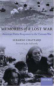 Cover of: Memories of a lost war: American poetic responses to the Vietnam War