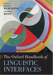 Cover of: The Oxford Handbook of Linguistic Interfaces (Oxford Handbooks in Linguistics) by 