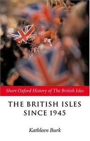 Cover of: The British Isles since 1945