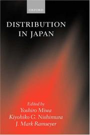 Cover of Distribution in Japan