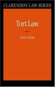 Cover of: Tort law
