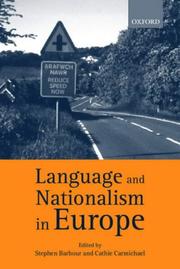 Cover of: Language and Nationalism in Europe by 