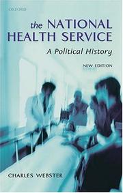 Cover of: National Health Service by Charles Webster, Charles Webster