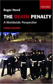 Cover of: The Death Penalty by Roger Hood