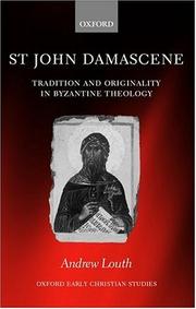 Cover of: St John Damascene by Andrew Louth