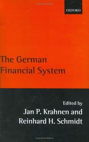The German financial system by Reinhard H. Schmidt
