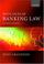 Cover of: Principles of banking law
