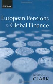 European Pensions & Global Finance (Economics & Finance) by Gordon L. Clark