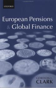 Cover of: European Pensions & Global Finance (Economics & Finance) by Gordon L. Clark