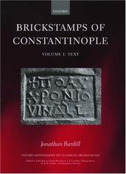 Cover of: Brickstamps of Constantinople