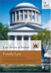 Cover of: Family Law (Law Society of Ireland Manual) by Eugene Davy, Louise Crowley, Sarah Farrell