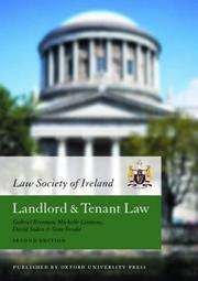 Cover of: Landlord and tenant law