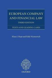 Cover of: European Company and Financial Law: Texts and Leading Cases