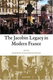 Cover of: The Jacobin Legacy in Modern France: Essays in Honour of Vincent Wright