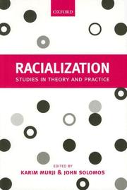 Cover of: Racialization by edited by Karim Murji and John Solomos.