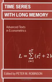 Cover of: Time Series With Long Memory (Advanced Texts in Econometrics)