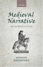 Cover of: Medieval narrative: an introduction