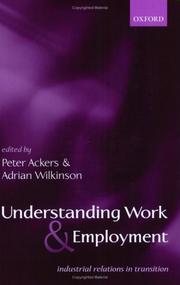 Cover of: Understanding Work and Employment by 