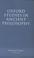 Cover of: Oxford Studies in Ancient Philosophy: Volume XXIII