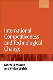 Cover of: International Competitiveness and Technological Change