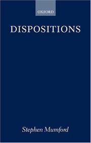 Cover of: Dispositions by Stephen Mumford