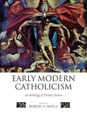 Cover of: Early Modern Catholicism by Robert S. Miola