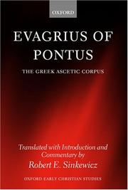 Cover of: Evagrius of Pontus by Robert E. Sinkewicz