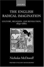 Cover of: The English radical imagination by McDowell, Nicholas