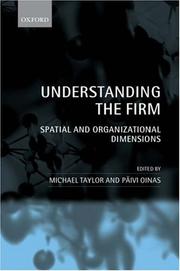 Cover of: Understanding the Firm | 