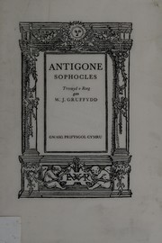 Cover of: Antigone by Sophocles