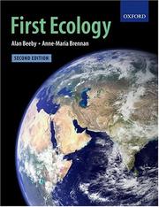Cover of: First ecology by Alan Beeby