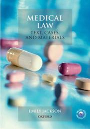 Medical law by Jackson, Emily