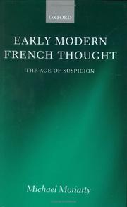Cover of: Early Modern French Thought: The Age of Suspicion