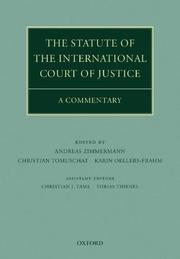 Cover of: The Statute of the International Court of Justice: A Commentary (Oxford Commentaries on International Law)
