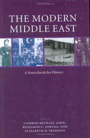 Cover of: The modern Middle East by edited by Camron Michael Amin, Benjamin C. Fortna, and Elizabeth Frierson.